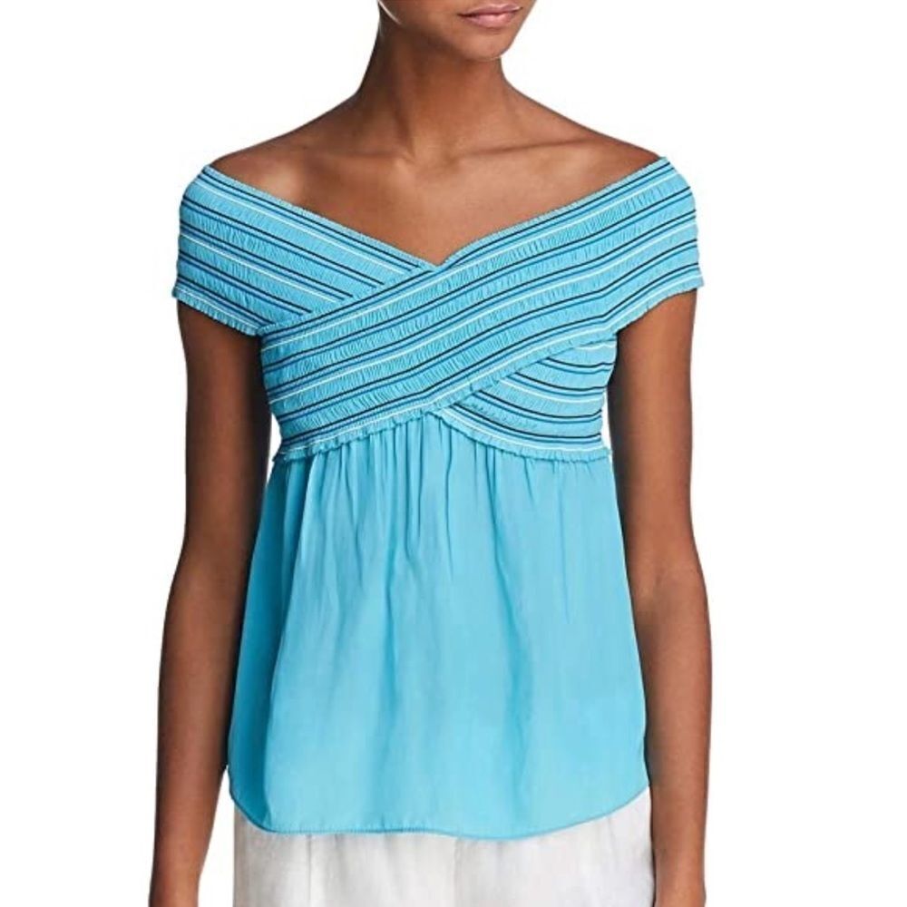 Ramy Brooke Charley Off The Shoulder Blouse - Picture 2 of 6